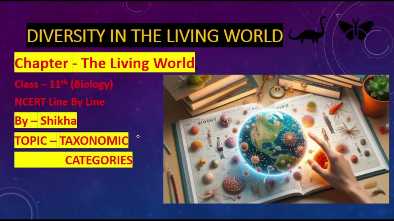 Taxonomic Categories/The Living world/11th/NCERT/SHIKHA
