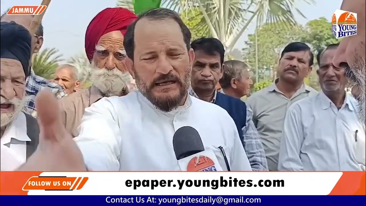 PoJK Displaced Families Protest in Jammu Over Pending Issues