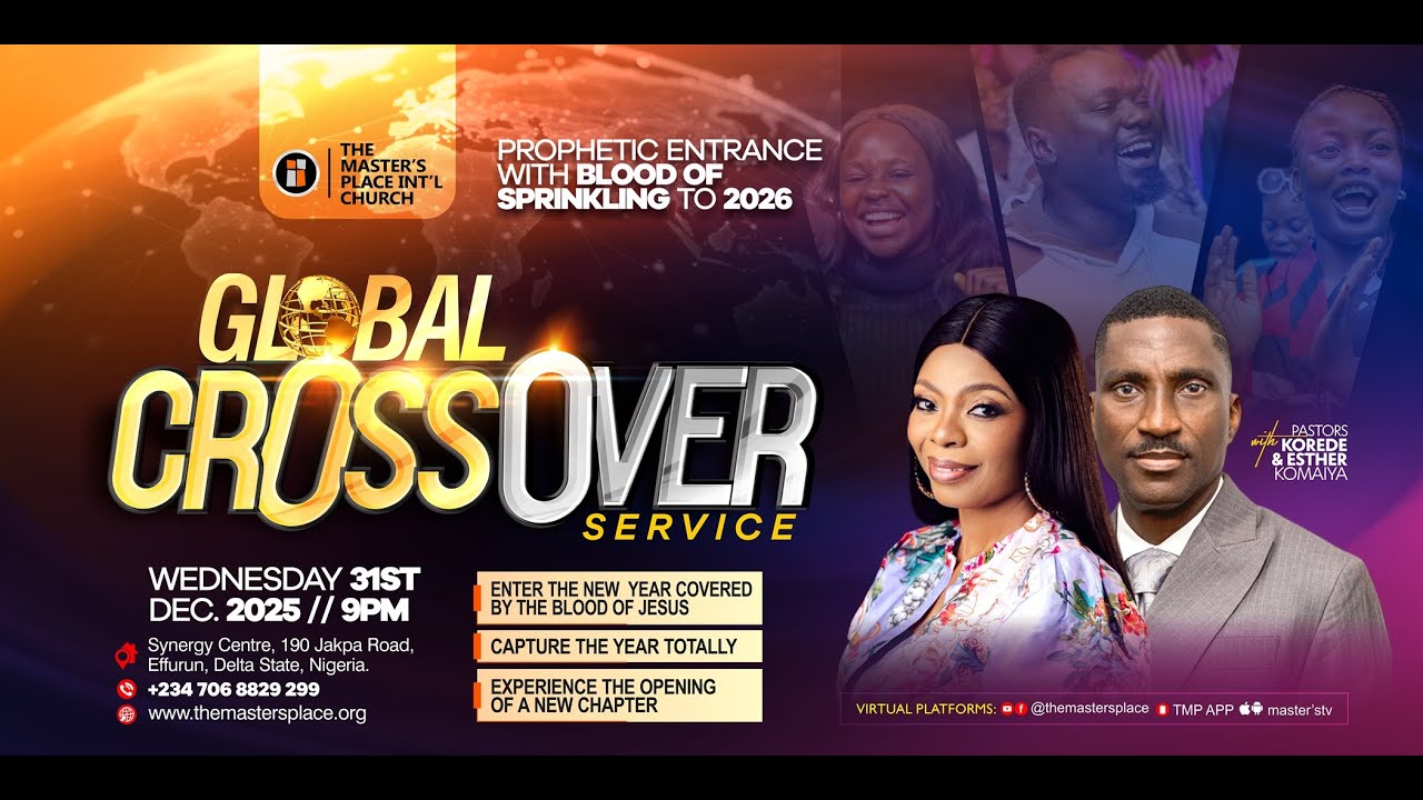 Global Crossover Service With Pastor Korede Komaiya