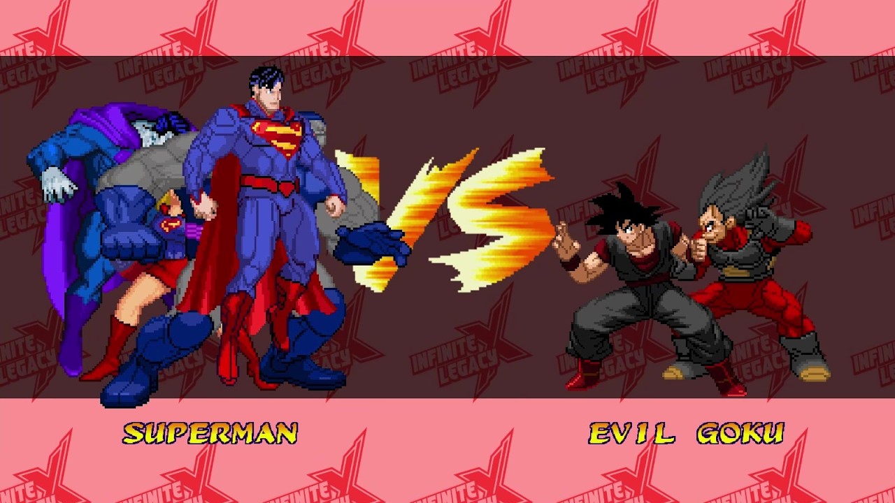 Team Superman vs Evil Goku & Evil Vegeta | Who's Universe Will Be Destroyed?! [IKEMEN GO/Mugen]