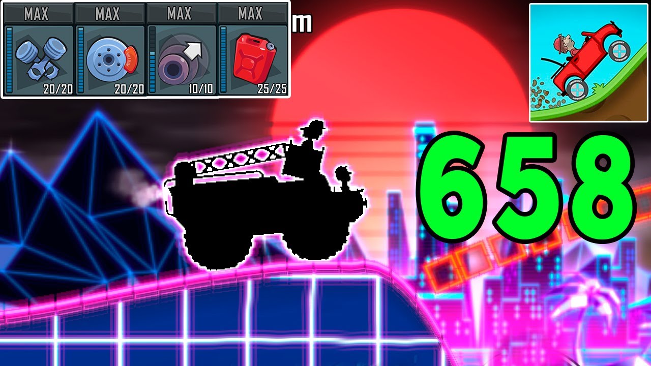 Hill Climb Racing - FIRE TRUCK in NEON - Gameplay Walkthrough Part 658 (Android,iOS)