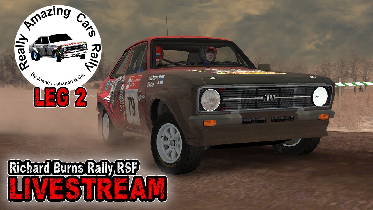 Really Amazing Cars Rally LEG 2 - Richard Burns Rally RSF - LIVESTREAM