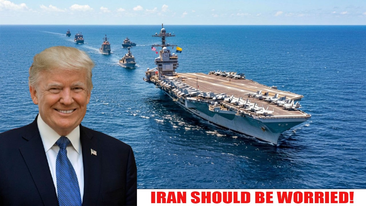Iran Under Threat! Donald Trump Deploys the Aircraft Carrier USS GERALD R. FORD