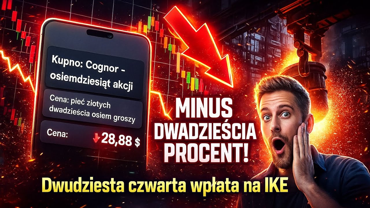 KUPIŁEM COGNORA PO KRACHU! minus dwadzieścia procent na otwarciu! 🔥