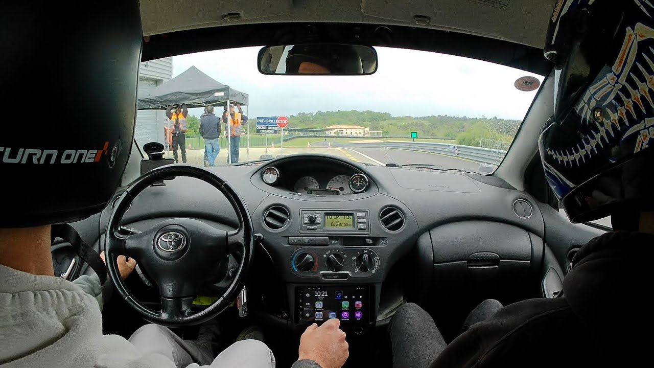 1er Trackday circuit Haute Saintonge en Yaris TS