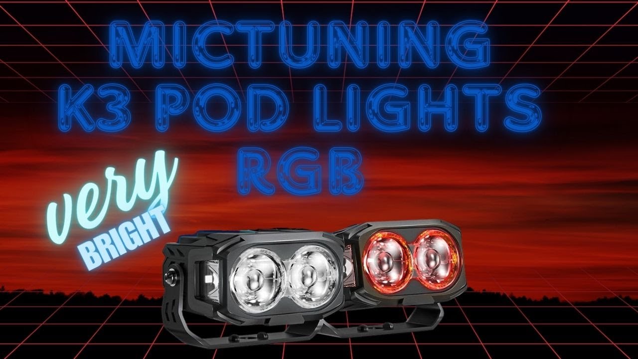 Check out these Mictuning K3 RGB Pod Lights!