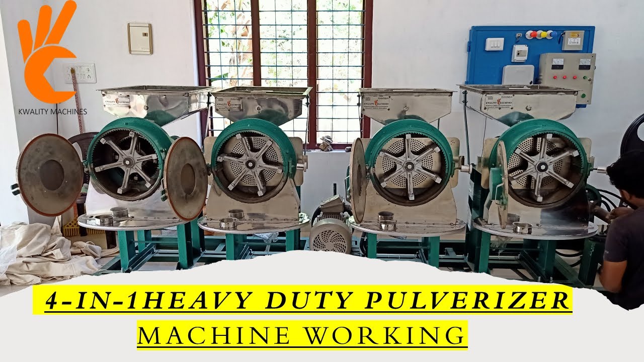 4-IN-1 HEAVY DUTY PULVERIZER WORKING