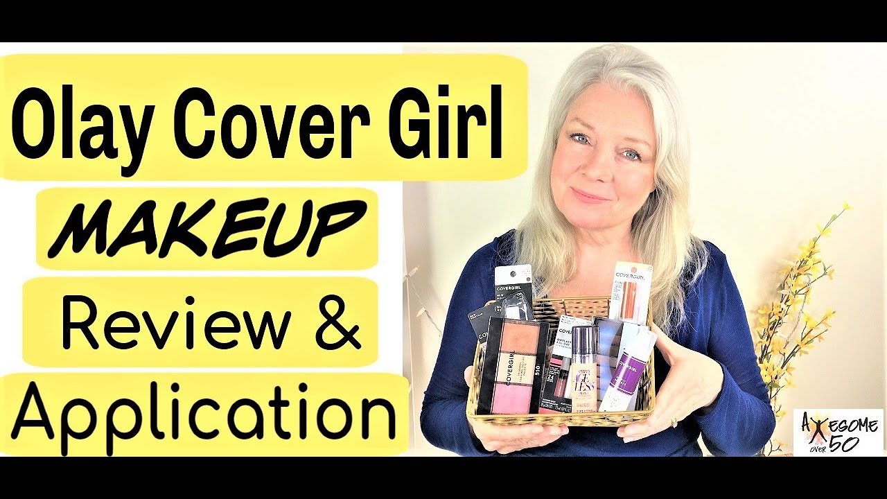 CoverGirl Olay Eye Makeup & Foundation Review,  Simply Ageless Anti Aging, Women over 50