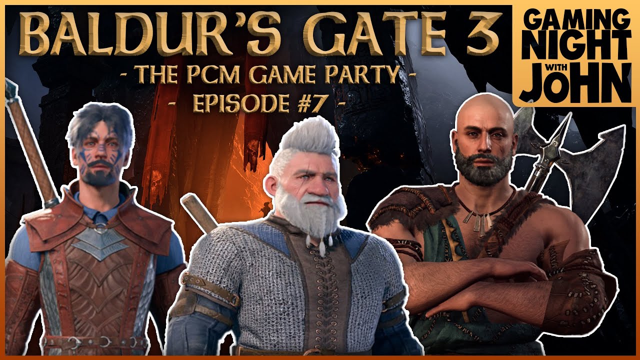 🎮GAME NIGHT! 🎮 | BALDUR'S GATE 3 - THE PCM GAME PARTY #7