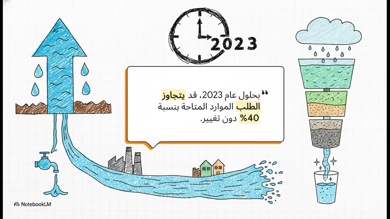 من العكرة إلى النقية  رحلة الماء