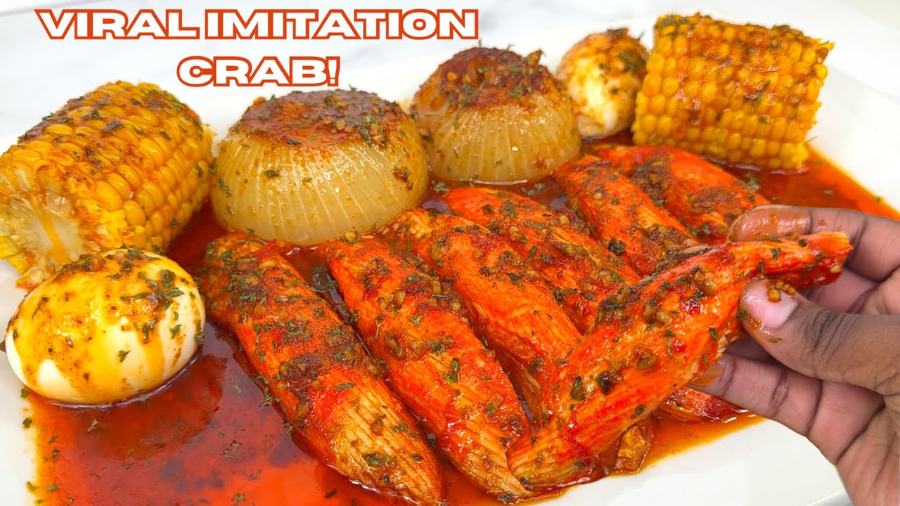 HOW TO MAKE THE VIRAL SAM'S CLUB IMITATION CRAB & ONION BOIL!