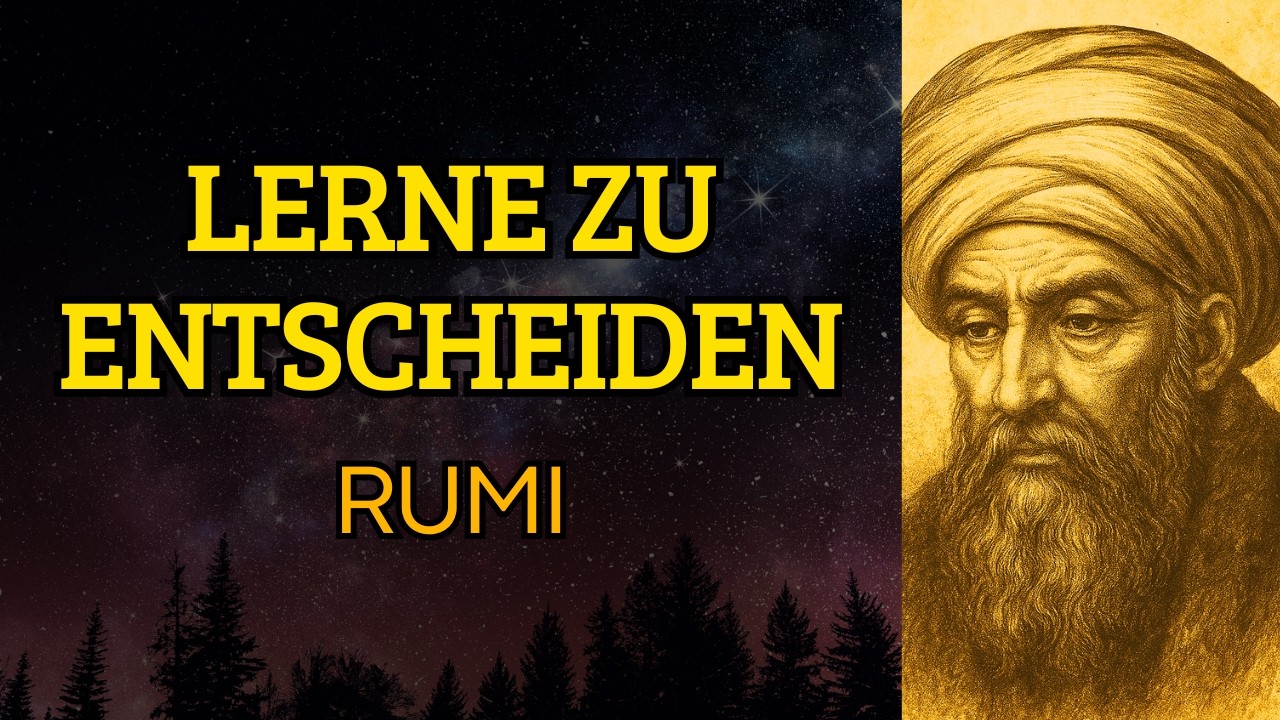 Höre Rumi Eine Stunde Und Du Weißt Immer, Welche RICHTIGE ENTSCHEIDUNG Du In Jeder SITUATION Treffen