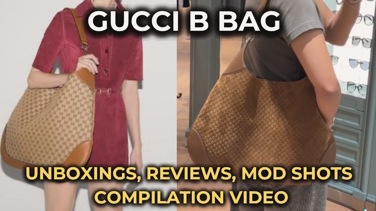 GUCCI B SHOULDER BAG - best unboxings, reviews and mod shots