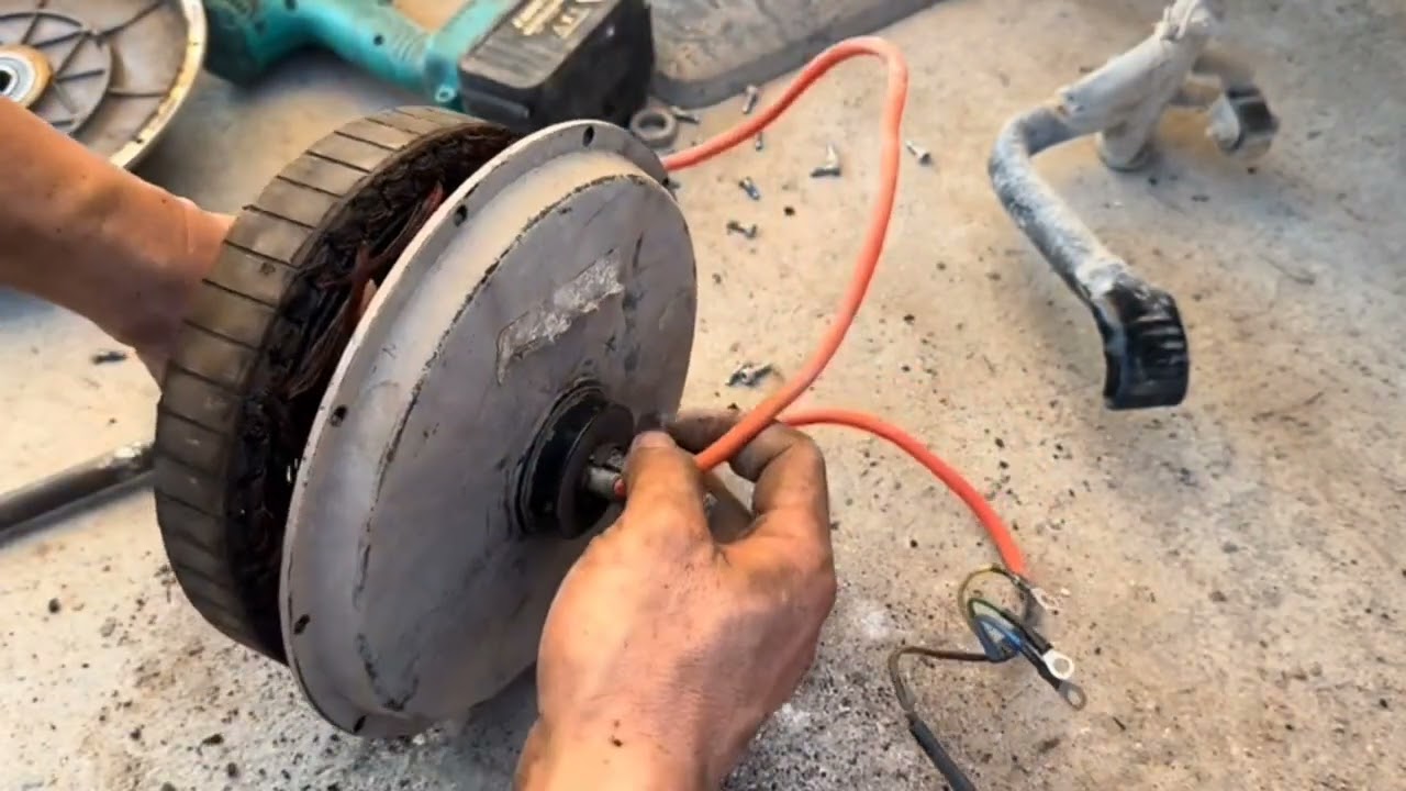 electric scooter hub motor bearing change 