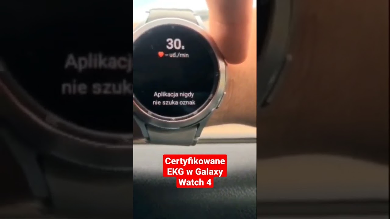 POMIAR EKG W GALAXY WATCH 4!!