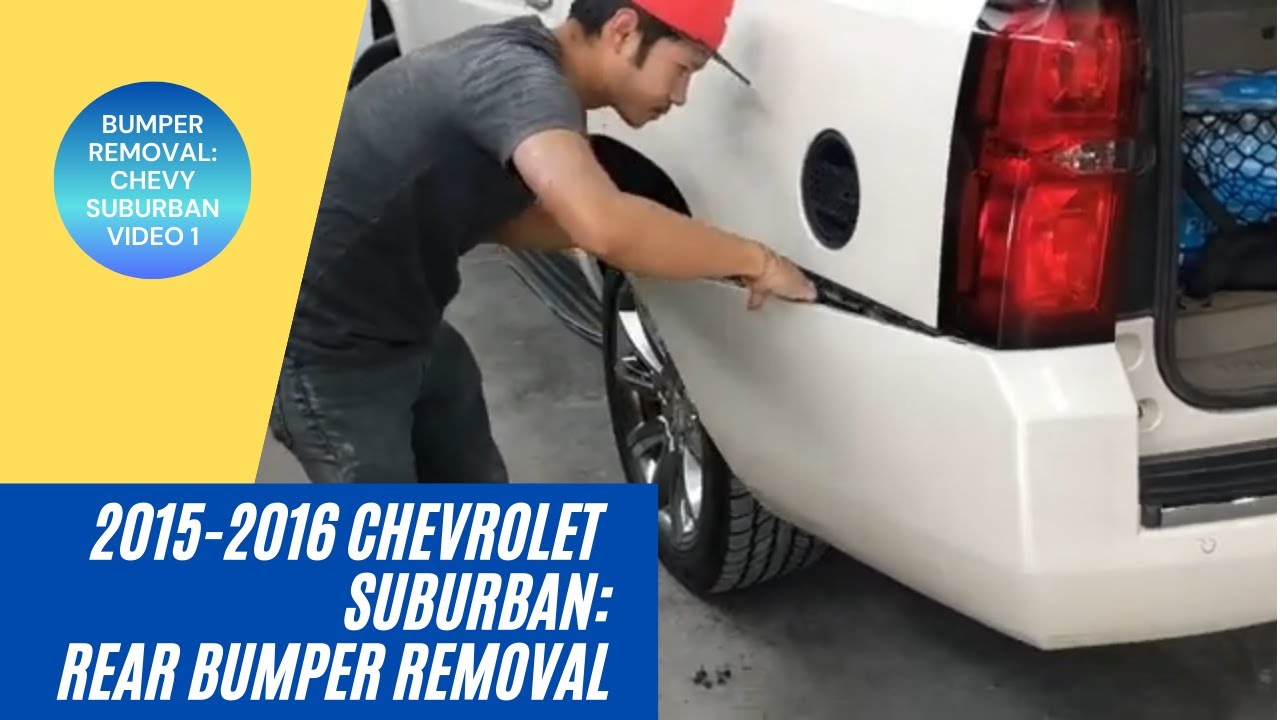 How To Remove a 2015-2016 Chevrolet Suburban Rear Bumper | Simple & Easy - Video 1/3 | ReveMoto