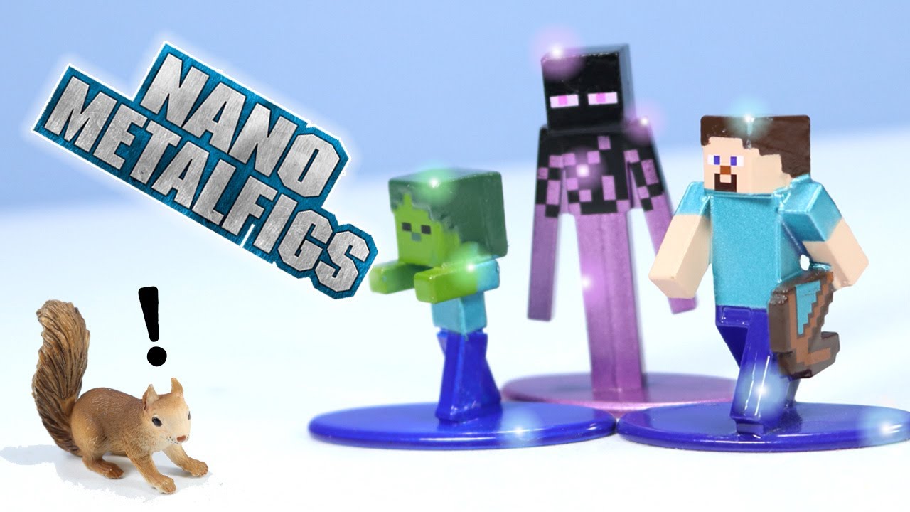 Minecraft Nano Metal Figs Die-Cast Toy Review 2019
