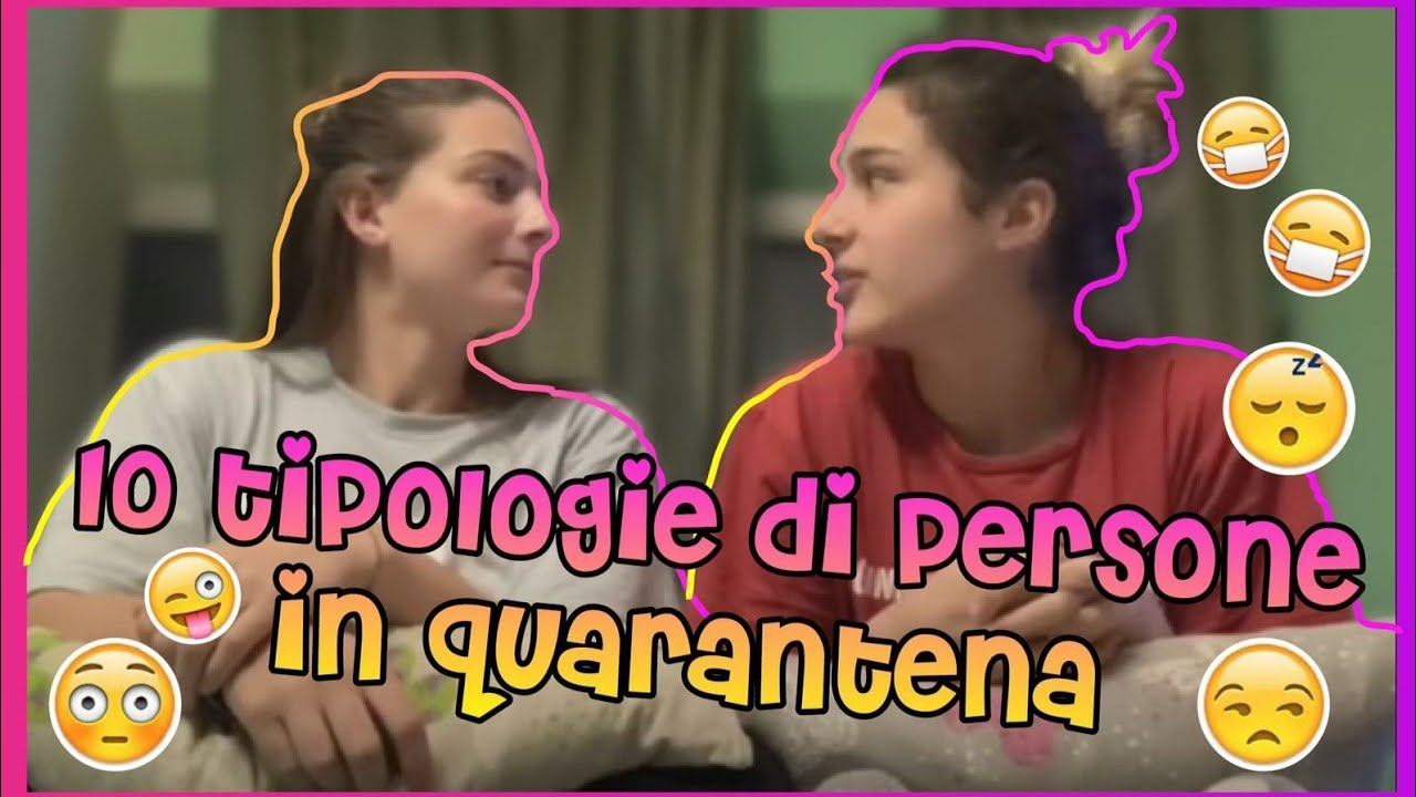 10 tipologie di persone in quarantena - le ginnaste del csb- ginnastica artistica.