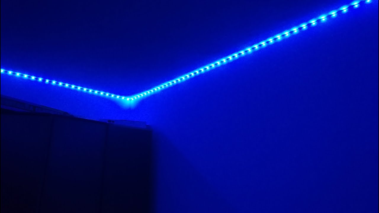 installazione strisce led in camera
