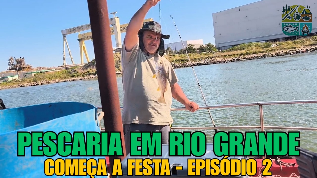 🎣 MUITA AÇÃO NA PESCARIA! Bagres, Corvinas e Papa-Terras em Rio Grande 🐟⚓