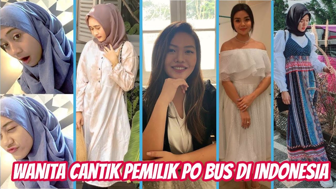 7 Wanita Cantik & Manis Pemilik PO Bus di Indonesia