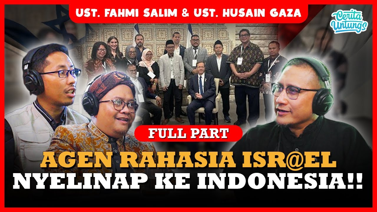 5 tokoh keagamaan ke Isr@3l !!!Mau ngapain??? - Ust. Fahmi Salim & Ust. Husein G@z@