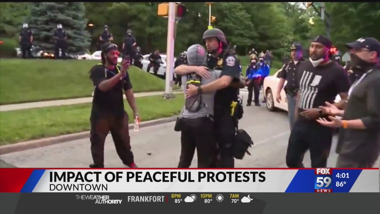 Activists, police react to de-escalation near governor's mansion