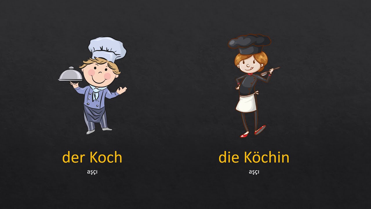 Sıfırdan Almanca A1 Kelime : Almanca Meslekler/ die Berufe