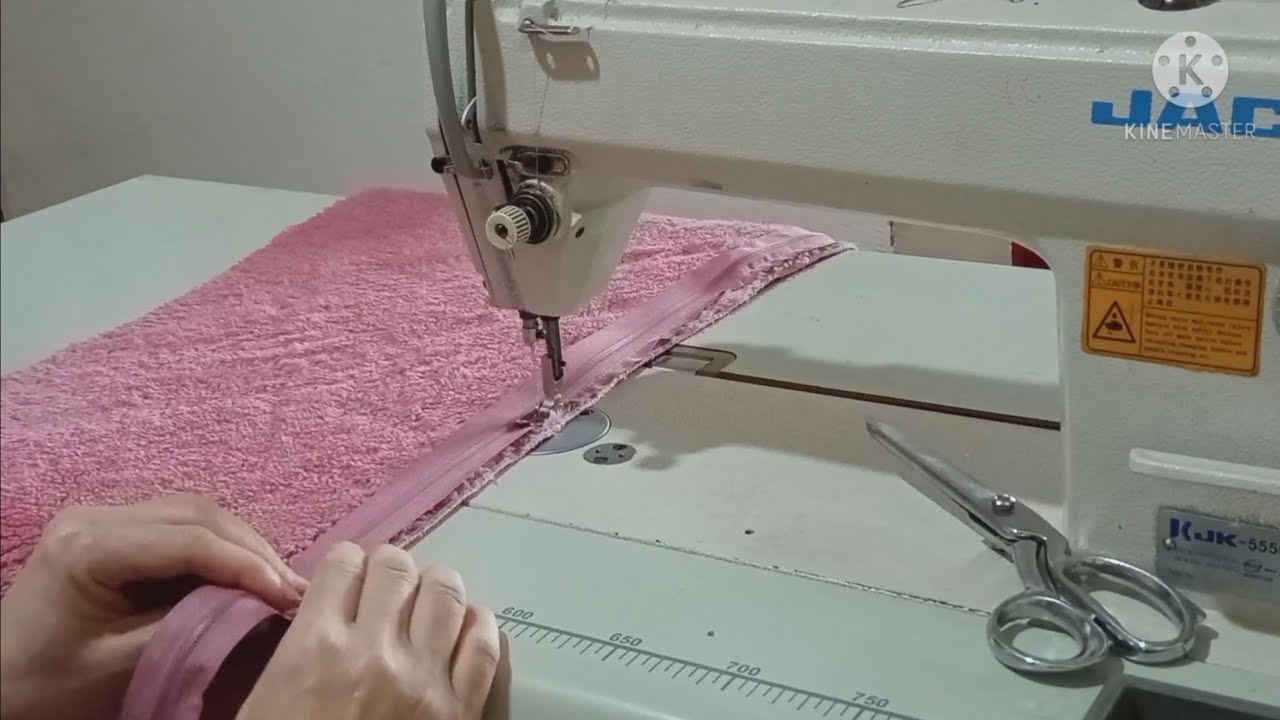 الجزء التاني 👈خياطة الجلابة بالسنسلة مع أسهل طريقة لتركيب السنسلة أو السحاب للمبتدئين