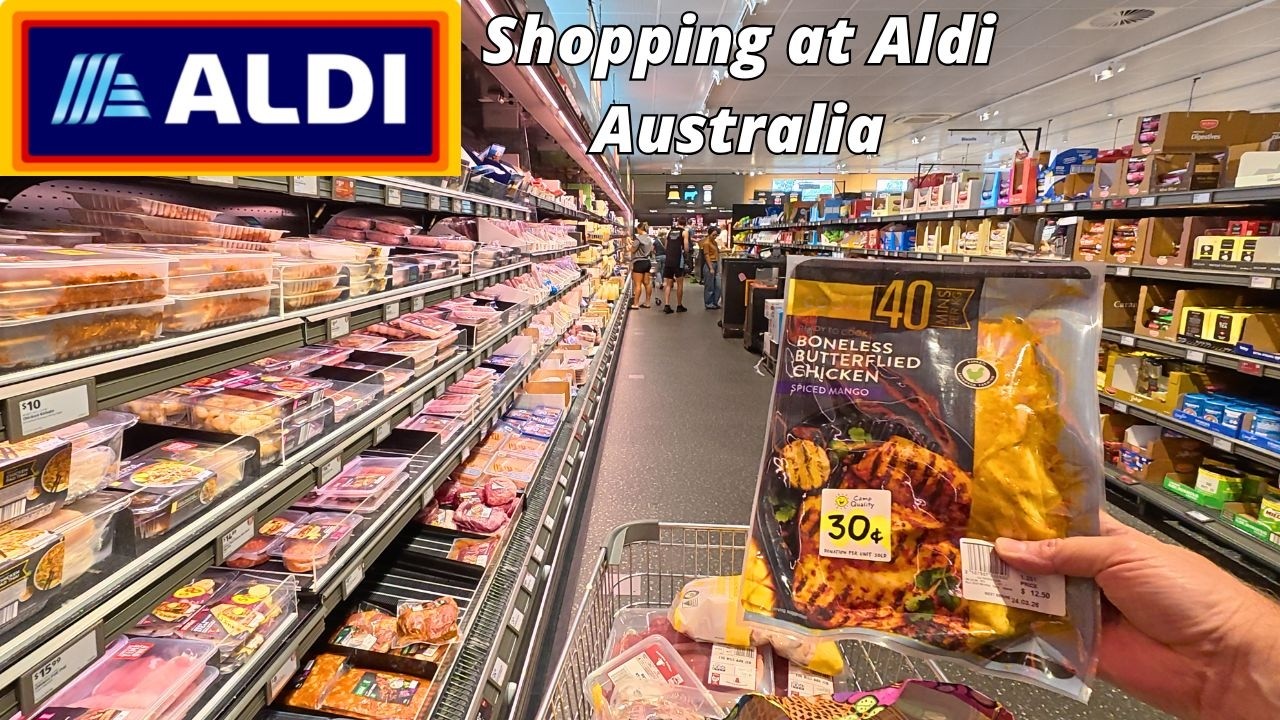 Покупки в супермаркете Aldi в Робине, Голд-Кост, Австралия: новинки и специальные предложения.