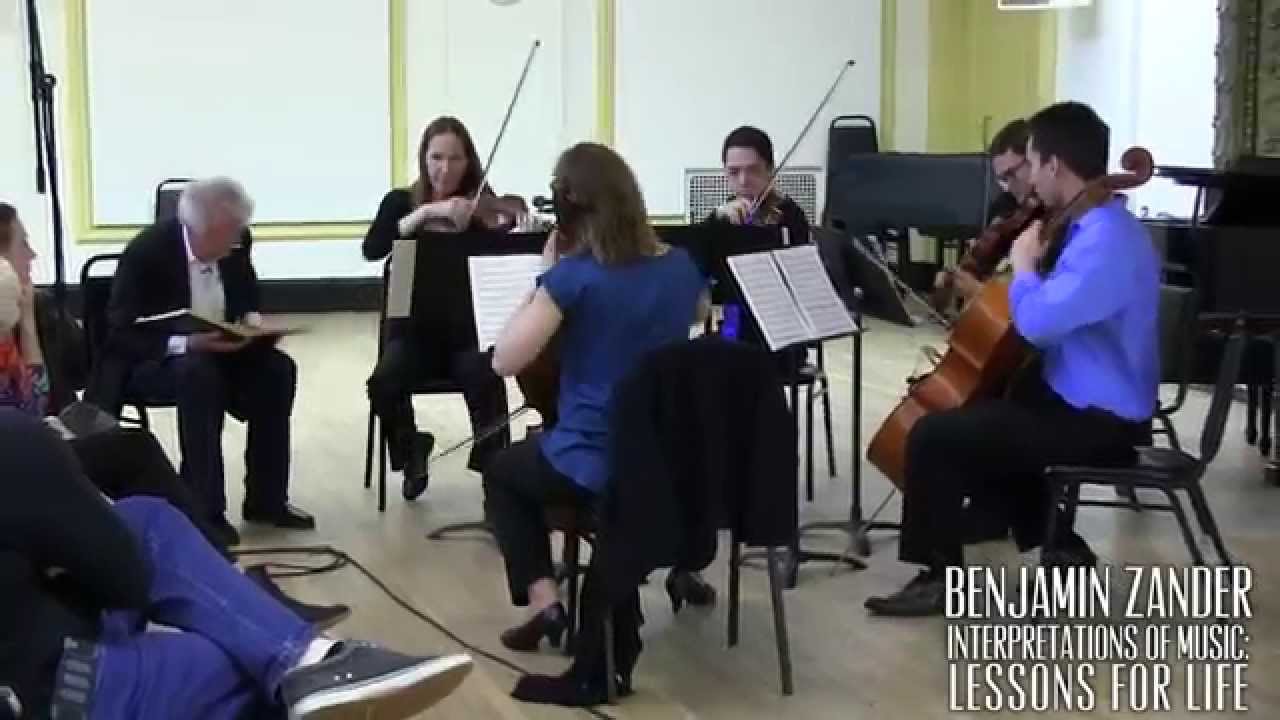Schubert: String Quintet - 1st movement (Benjamin Zander - Interpretation Class)