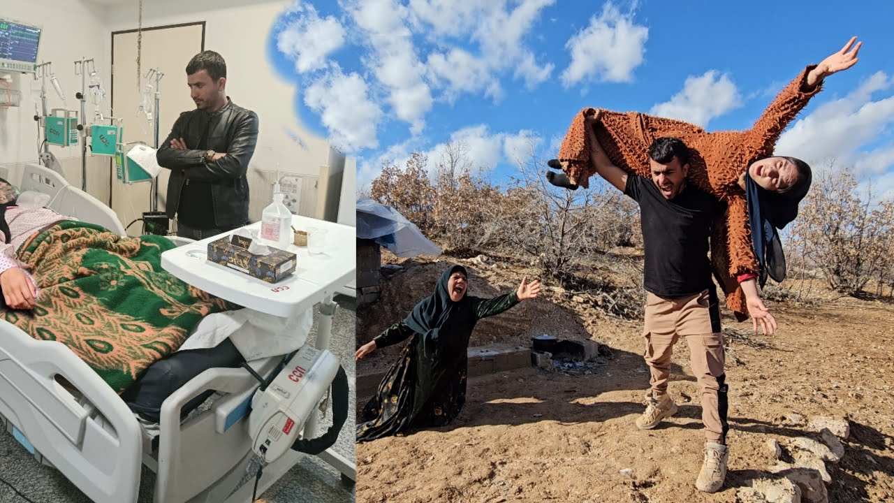Vahid's extreme distress over Nasiba's evil and evil deeds and his second wife's hospitalization