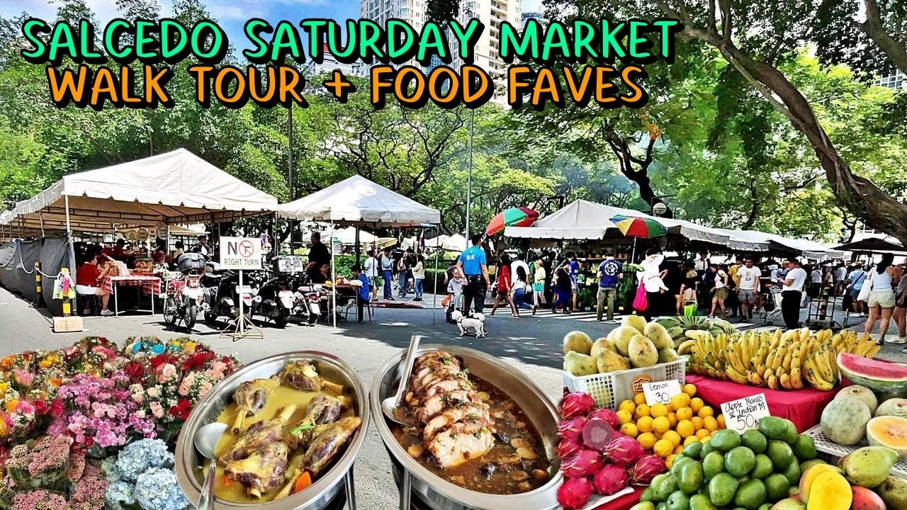 Salcedo Saturday Market 🛒 shopping haul + street food trip 🍽️ Makati 🇵🇭 weekend bazaar walking tour