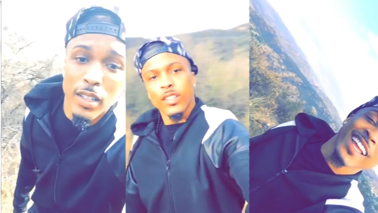 August love Hiking | August Alsina Newest Snapchat Video