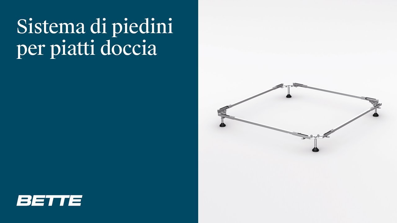 Bette | Sistema di piedini per piatti doccia