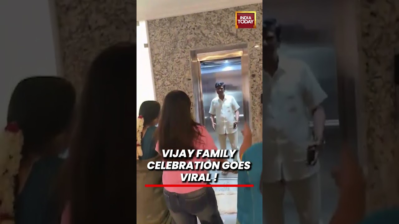 Vijay Family Celebration Goes Viral Across Social Media Platforms #vijay #tvk #electionresults