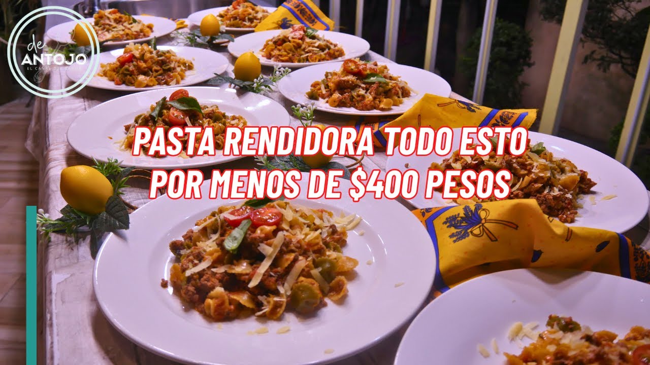 Esta pasta rinde un montón :”para toda la banda”
