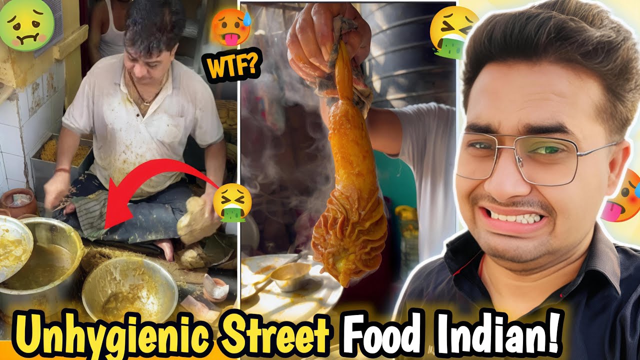 Amazing Unhygienic Street Food In India!! Dirty Food Street 🥵