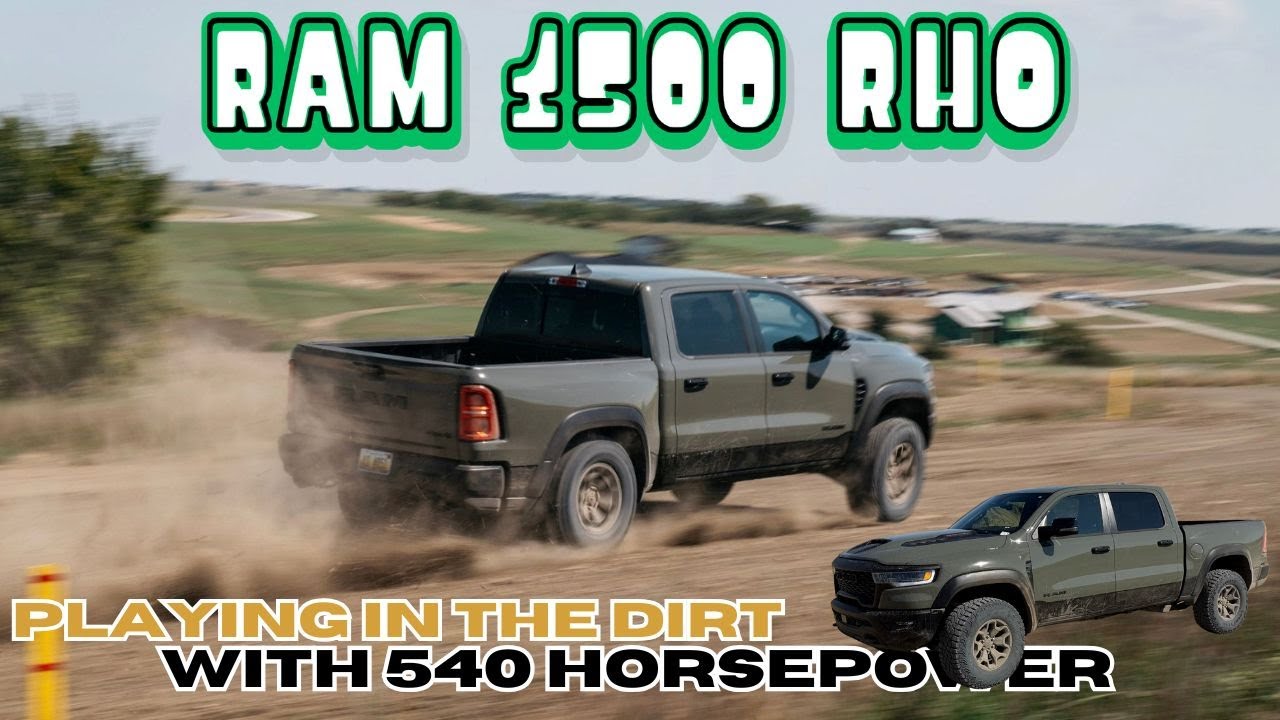 Дрифт по бездорожью на RAM 1500 RHO 2026 года | Внедорожник мощностью 540 л.с.