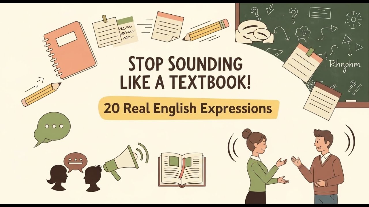 (A2 - B2) 20 English Expressions You SHOULD Know - Native Speakers Use These DAILY