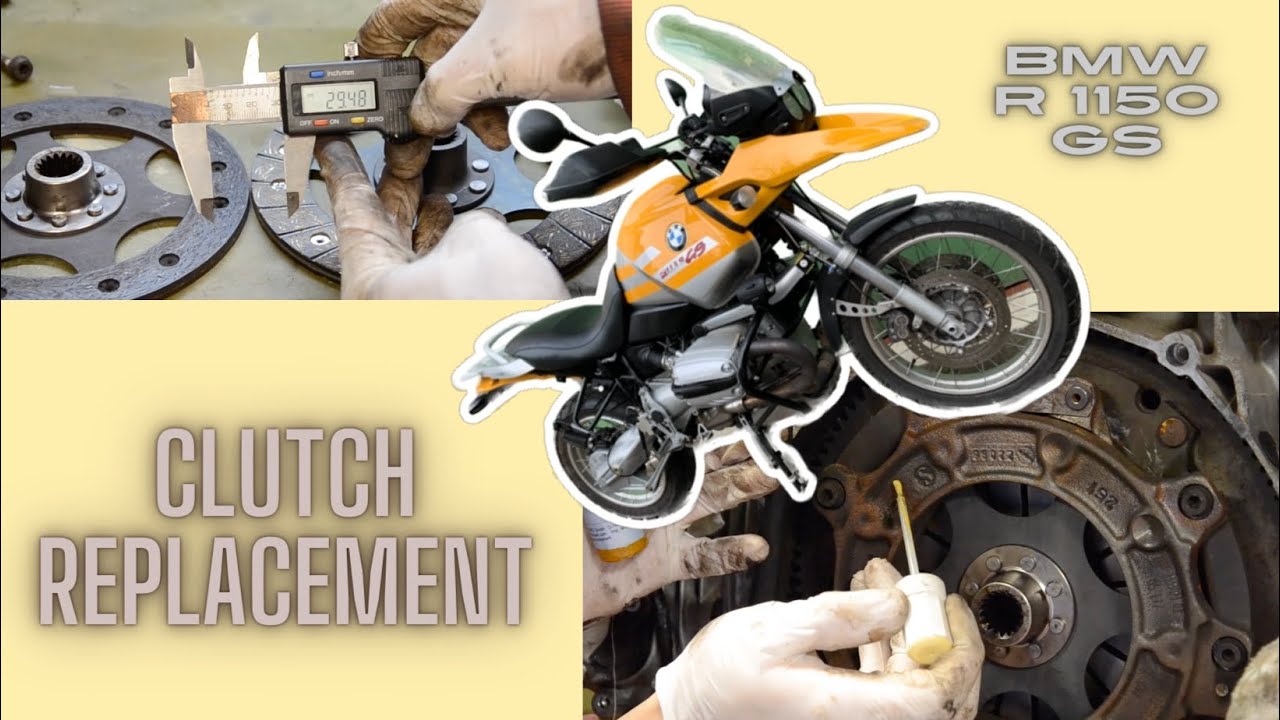 Frizione distrutta BMW R1150GS / 1100 GS sostituzione con millerighe modificate con metodo 
