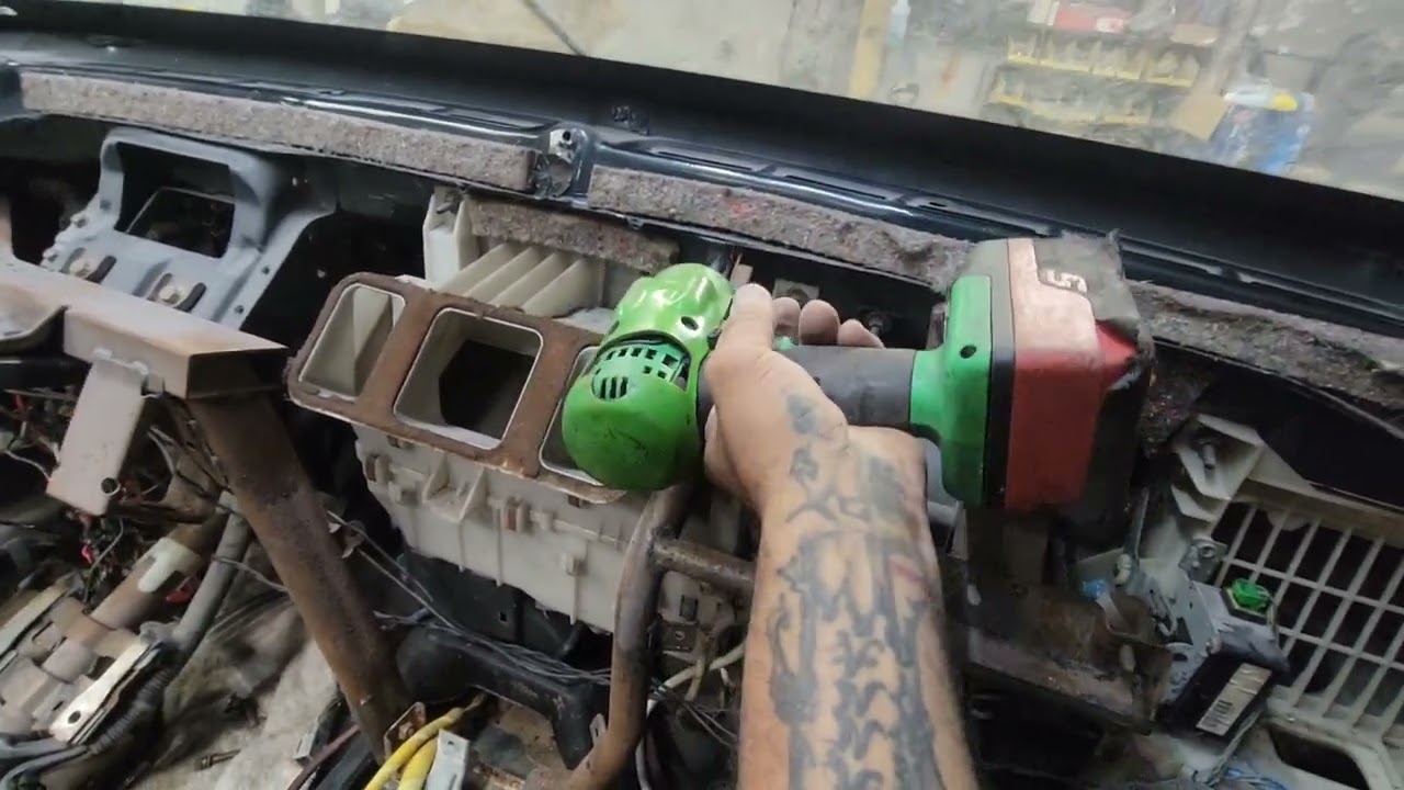 how to remove the complete HVAC on a 1995 Acura integra