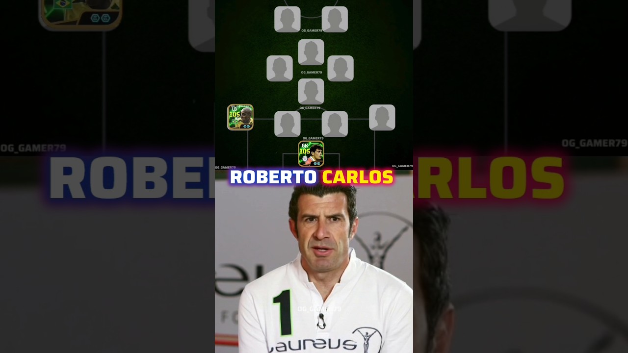 Luis Figo Picked His Ultimate Dream XI 😱🔥 #efootball2024 #efootball2023