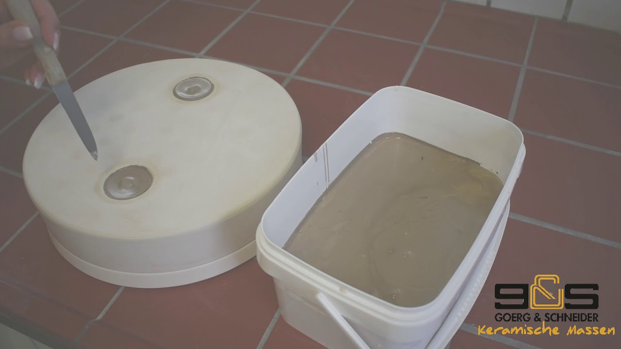 Tableware – Instruction plate for the starter-kit for casting ceramics