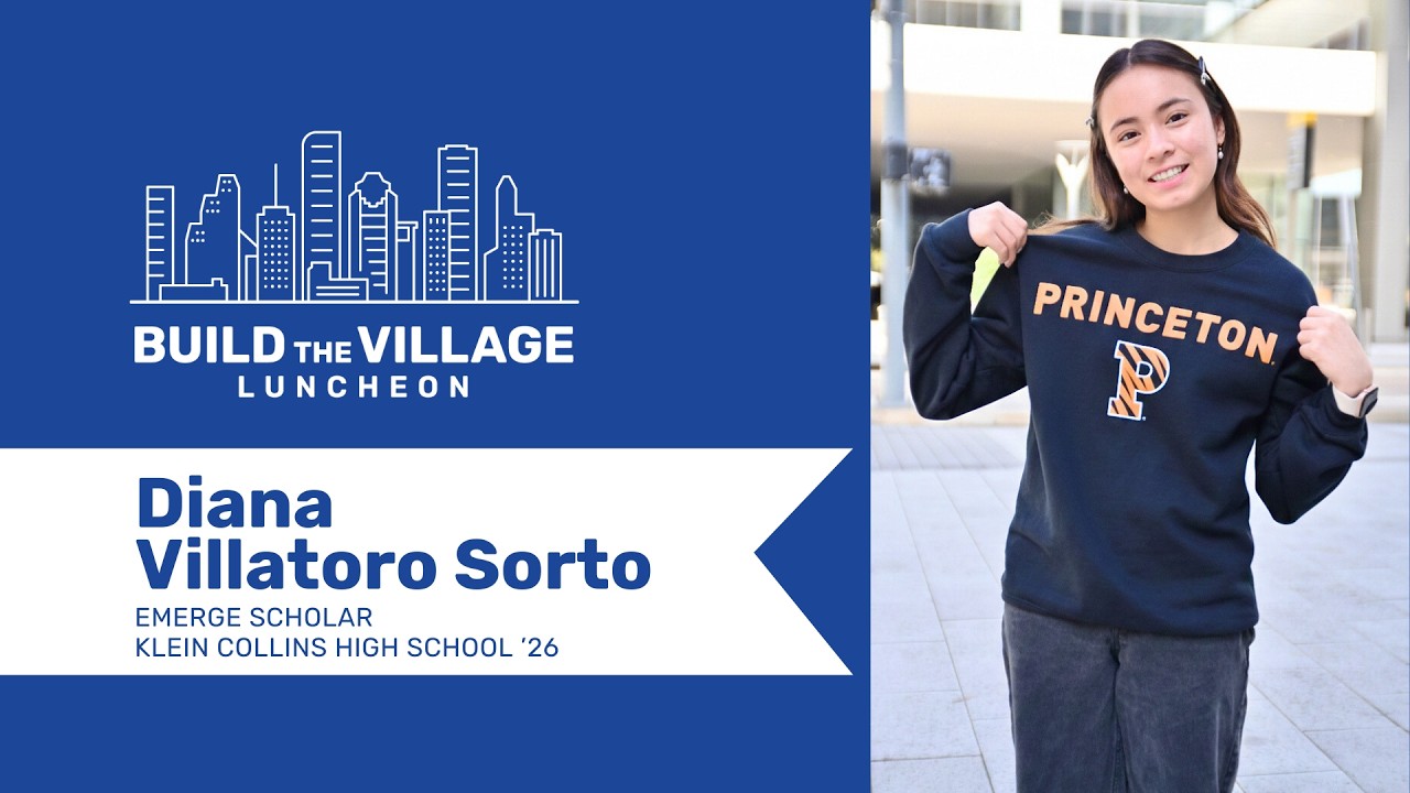 From Houston to Princeton: Diana Villatoro Sorto’s Powerful Speech | 2026 Build The Village Luncheon