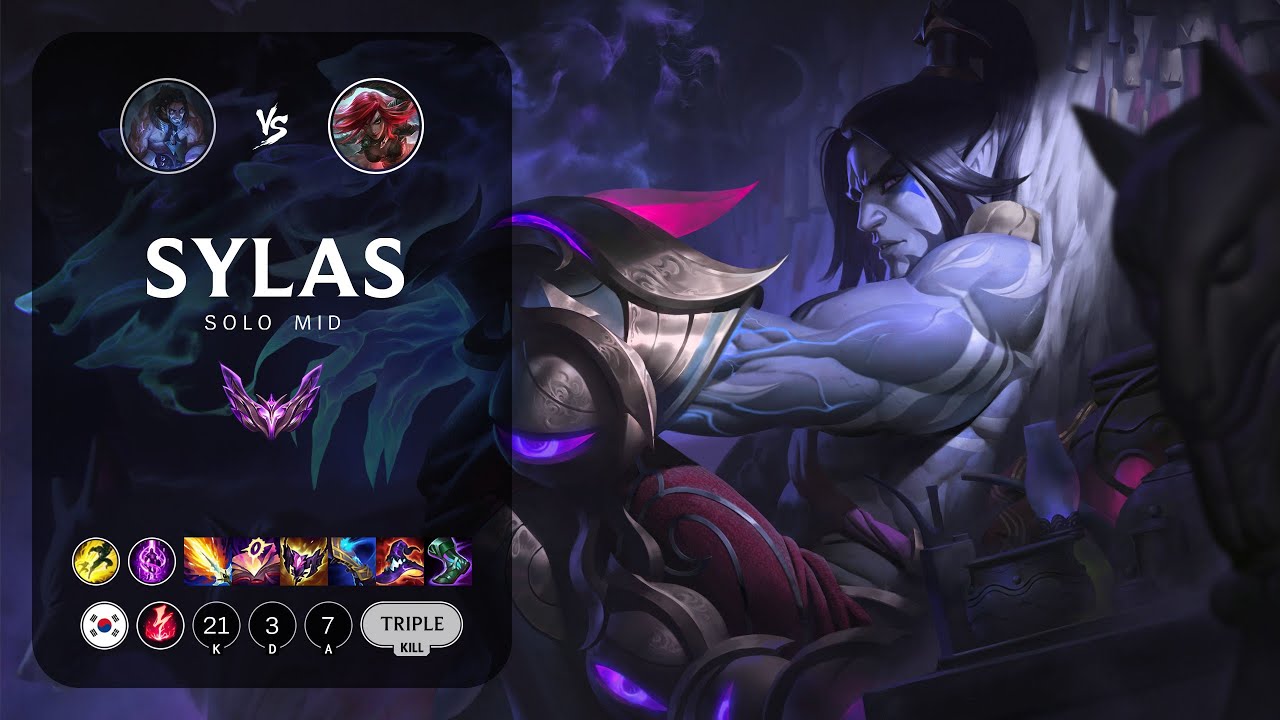 Sylas Mid vs Katarina - KR Master Patch 14.6