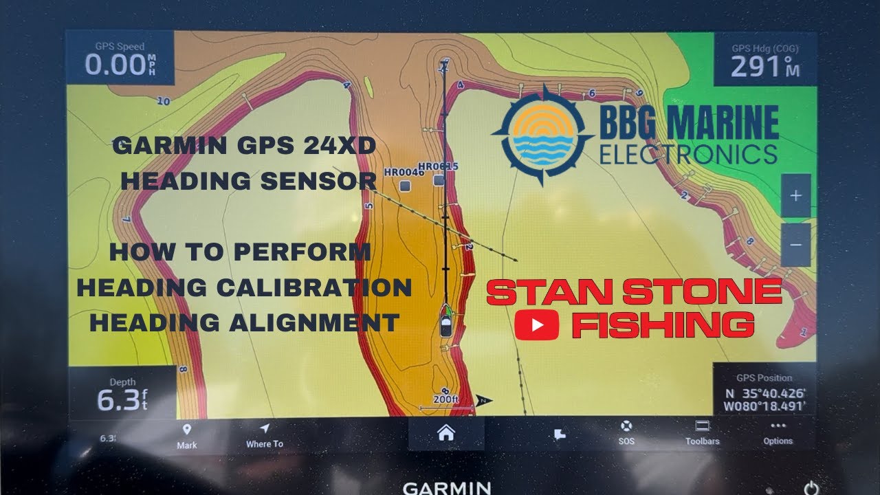 How to Calibrate Garmin GPS 24XD Heading Antenna - Stop Your Maps from Turning