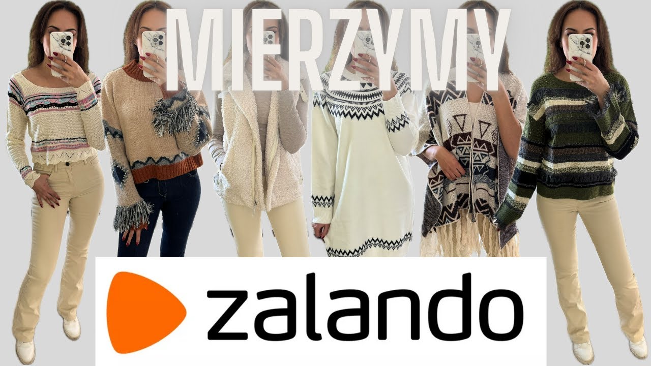 400 zł za poliester?! ZALANDO mnie zszokowało #mierzymy SWETRY zima 2026 Try On Haul 