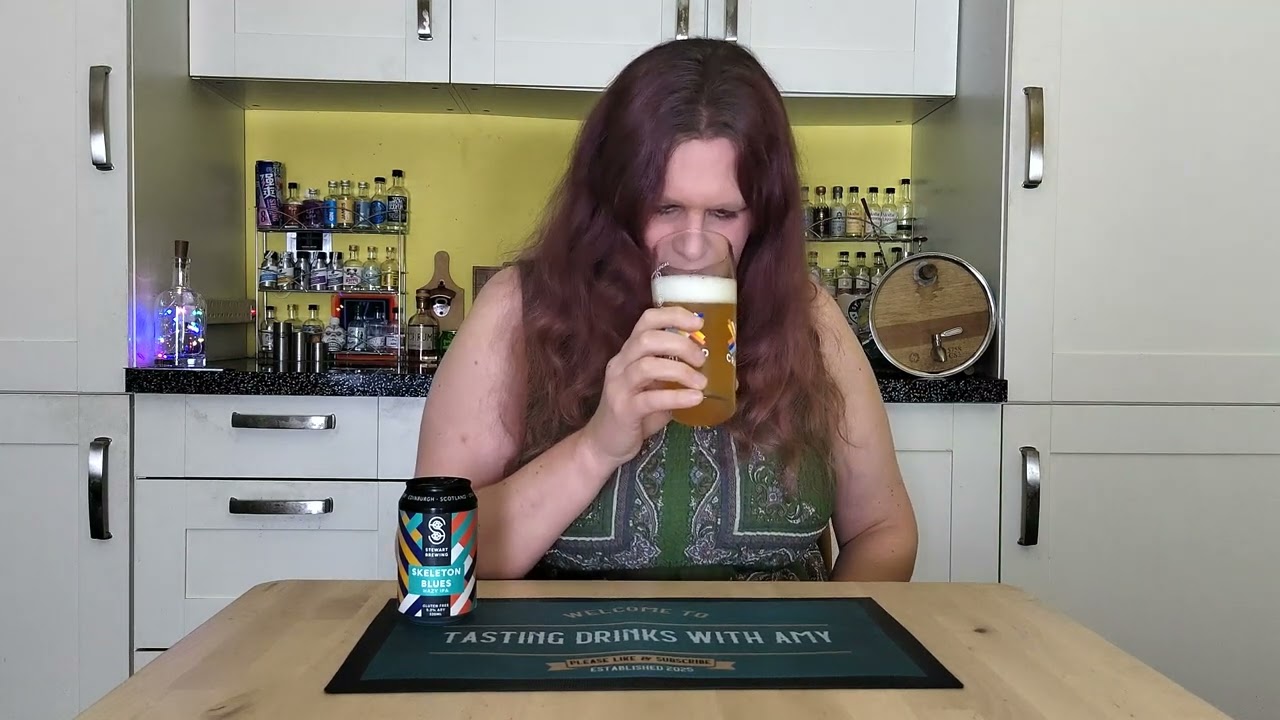 Skeleton Blues Hazy IPA - Stewart Brewing.
