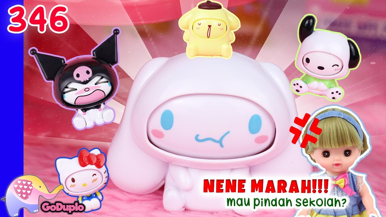 Nene Minta Pindah Sekolah!!! Sanrio Face Off Figures - Goduplo TV